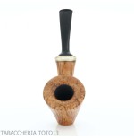 Damini Cavalier shaped pipe in shiny natural briar - Tobacco Pipes - Natural root