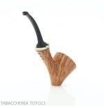 Damini Cavalier shaped pipe in shiny natural briar - Tobacco Pipes - Natural root