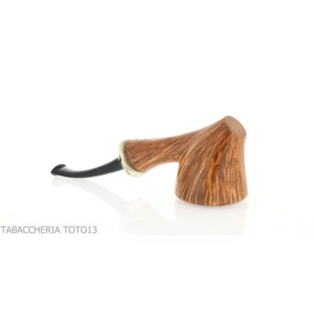 Pipa Damini Cavalier en forma de brezo natural brillante Massimo Damini pipe Damini Massimo