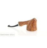 Damini Cavalier shaped pipe in shiny natural briar - Tobacco Pipes - Natural root