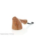 Damini Cavalier shaped pipe in shiny natural briar - Tobacco Pipes - Natural root