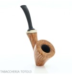 Damini Cavalier shaped pipe in shiny natural briar - Tobacco Pipes - Natural root
