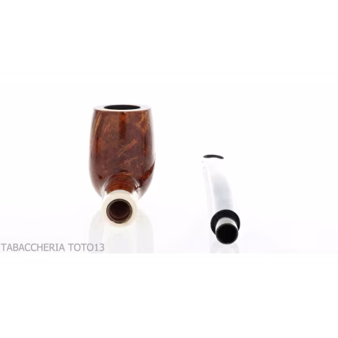 Pipa Aldo Velani churchwarden billiar burl pulido - Pipas de Tabaco