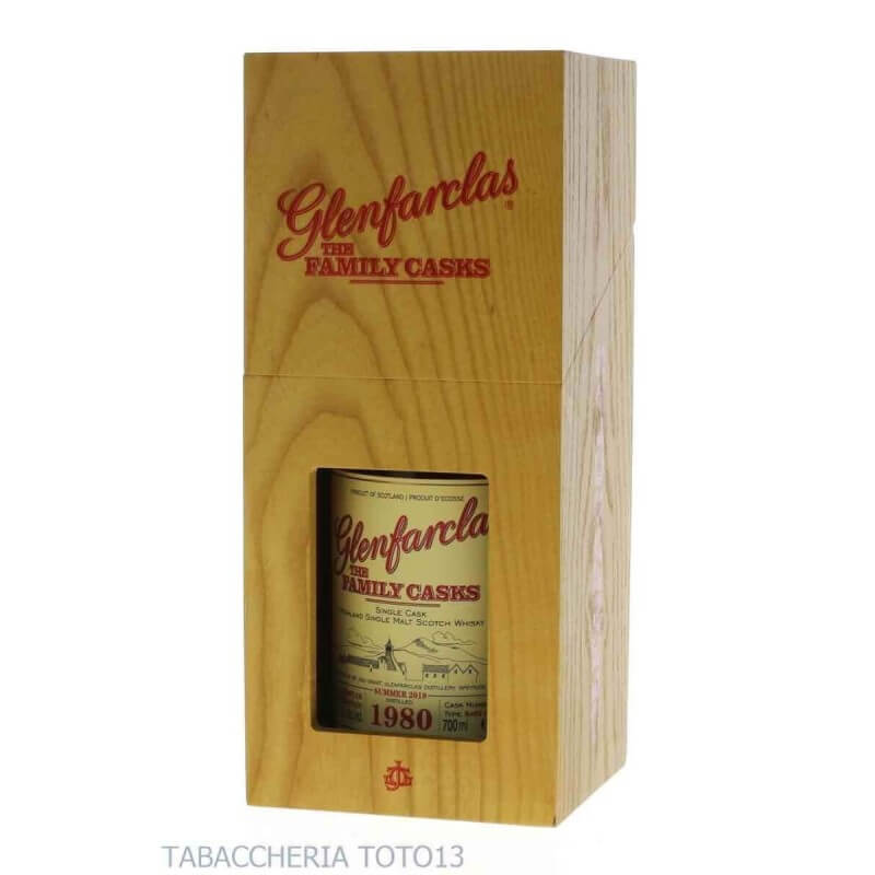 Glenfarclas Family casks 1980 single malt whisky Vol.47,8% Cl.70 - Glenfarclas Distillery