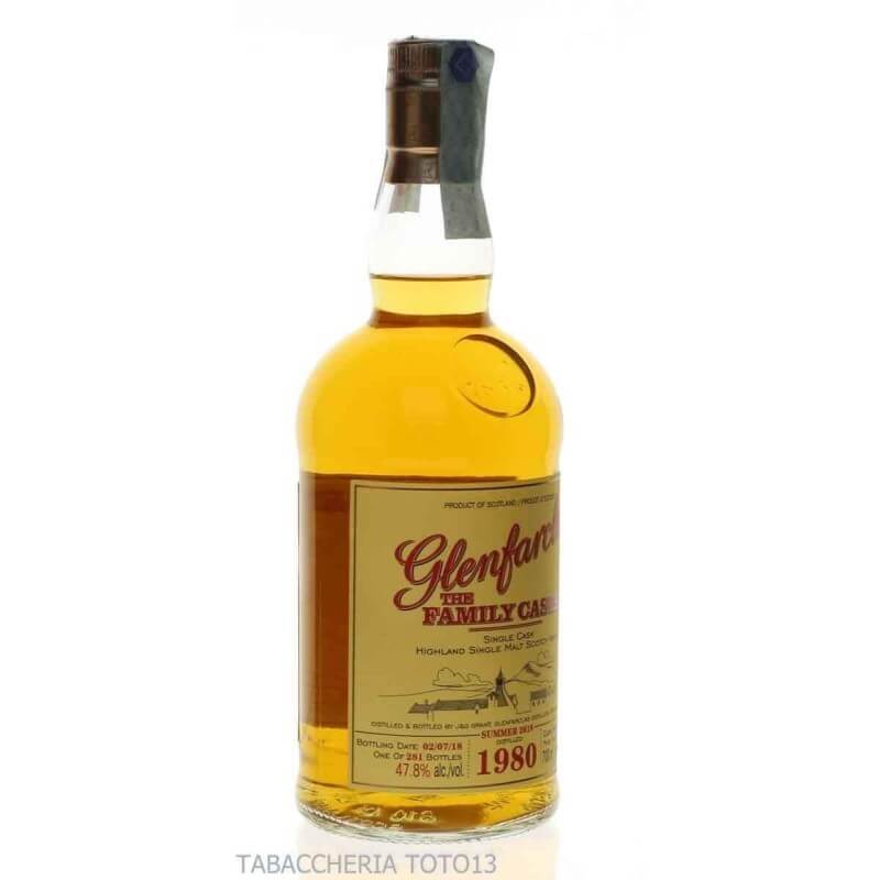 Glenfarclas Family casks 1980 single malt whisky Vol.47,8% Cl.70 - Glenfarclas Distillery