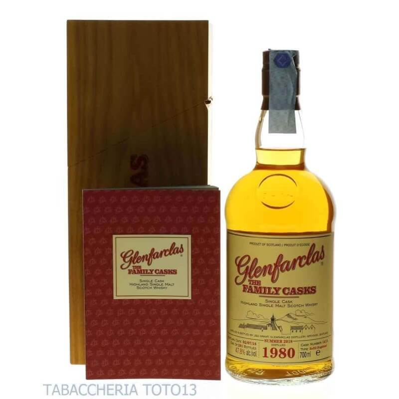 Glenfarclas Family casks 1980 single malt whisky Vol.47,8% Cl.70 - Glenfarclas Distillery