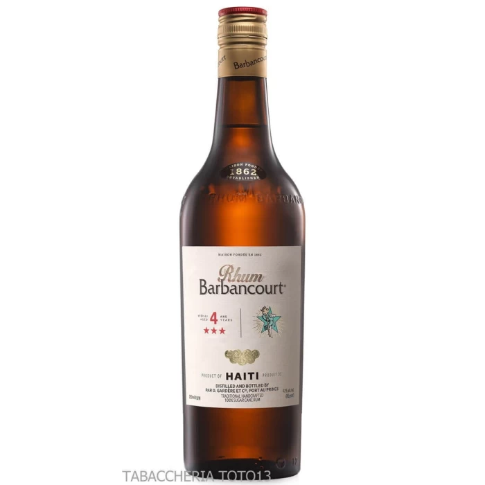 Barbancourt 4 years old Vol.40% Cl.70