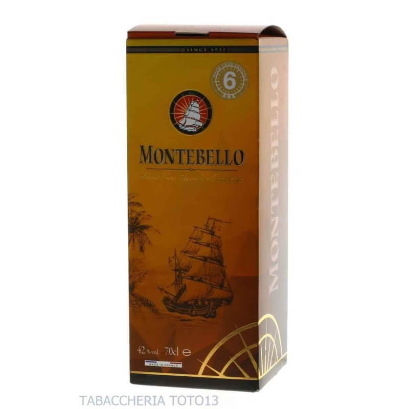 Montebello 6 ans Vieux Rhum Guadeloupe Vol.42% Cl.70 - Montebello Distillery