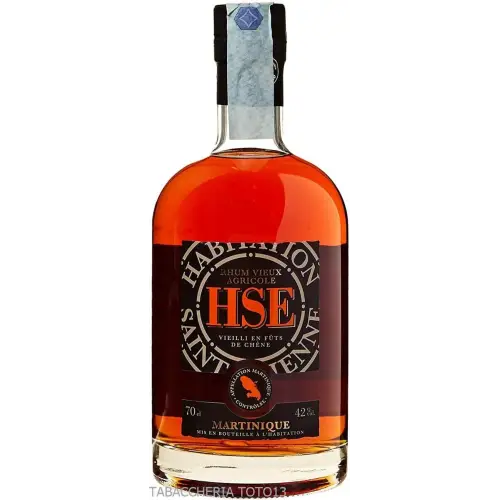 Hse VO Rhum Vieilli Agricole Vol.42% Cl.70 - Spiritueux - Jus de canne à sucre