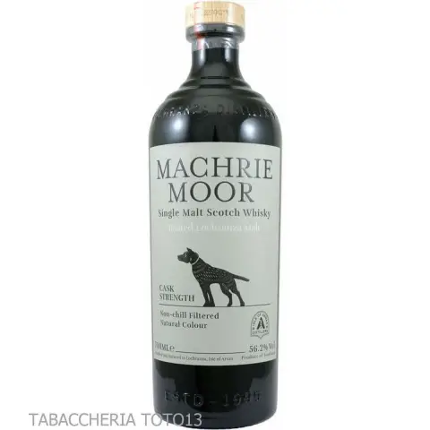 Arran Machrie Moor cask strength Vol.56,2% Cl.70 - Spiritueux