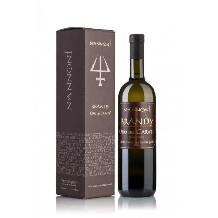 Nannoni brandy Riserva oro dei Carati Vol.42% Cl.70