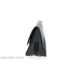 Peterson bolso línea Open Air par pipa y tabaco bolsa de cuero negro - Accesorios para pipas de tabaco