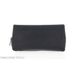 Peterson bolso línea Open Air par pipa y tabaco bolsa de cuero negro - Accesorios para pipas de tabaco