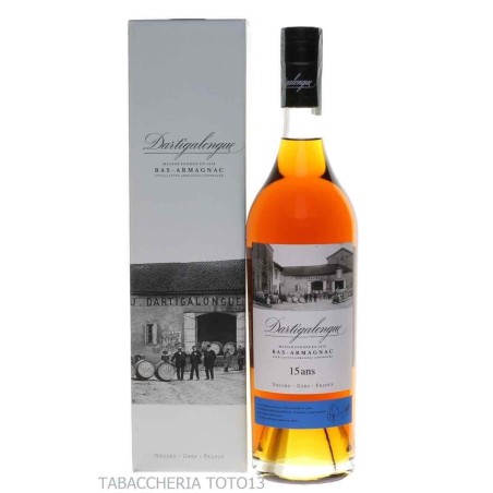 Bas armagnac Dartigalongue 15 ans Vol.40% cl.70 - Spiritueux - Raisin