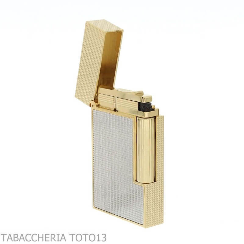 Accendino St Dupont linea 2 Micro Diamond Head due colori - S.t. Dupont