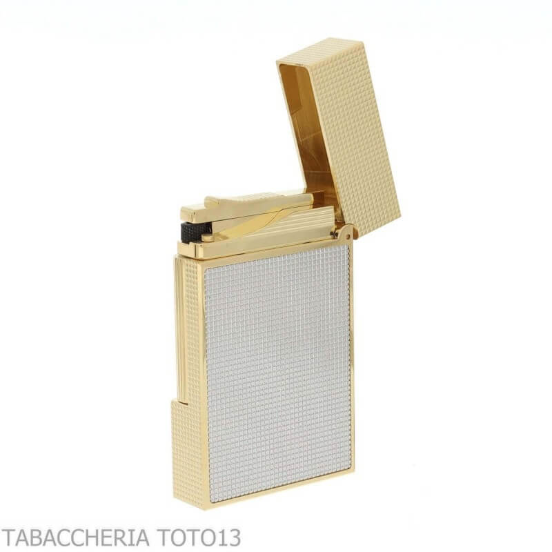 Accendino St Dupont linea 2 Micro Diamond Head due colori - S.t. Dupont