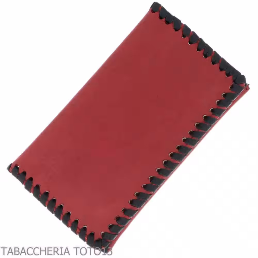 Bolso de piel napa para liar con portatabaco engomado, portamapas y accesorios - Bolsas de tabaco - Lubinski