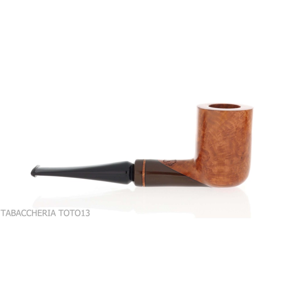 Amorelli straight Billiard pipe in grade 2 natural briar - Tobacco Pipes - Natural root