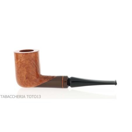 Amorelli straight Billiard pipe in grade 2 natural briar - Tobacco Pipes - Natural root