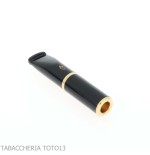 Black Mouthpiece with 9mm Balsa Filter by Savinelli - Accessories For Cigarettes And Rolling