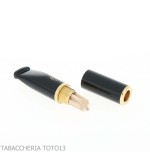 Black Mouthpiece with 9mm Balsa Filter by Savinelli - Accessories For Cigarettes And Rolling