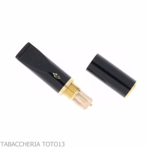 Black Mouthpiece with 9mm Balsa Filter by Savinelli - Accessories For Cigarettes And Rolling