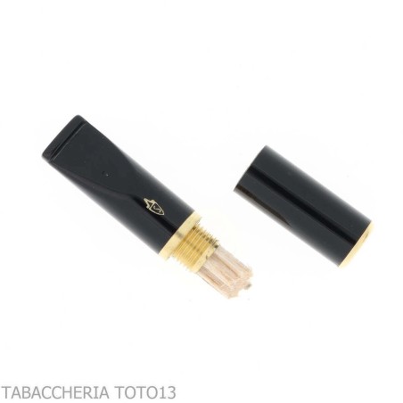 Mundstück schwarz filter 9mm Balsa by Savinelli - Kotzen für zigaretten - Savinelli