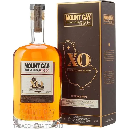 Mount Gay 1703 X.O. Triple Cask blend Rum Vol.43% Cl.70 - Spiritueux - Mélasse