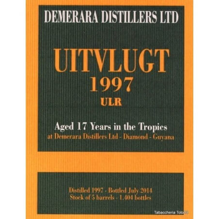 Demerara Distillers Uitvlugt 1997 ULR 17 Y.O. Vol. 59,7% Cl. 70 Demerara Distillers Rhum