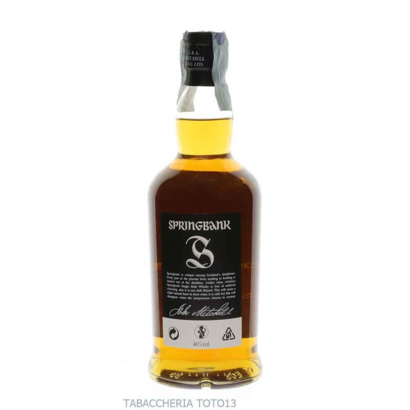 Springbank 15 Y.O. Single Malt Release 2016 Vol.46% Cl. 70 - Springbank Distillery