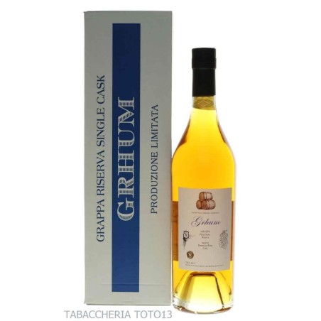 Grhum Silver Seal grappa aged in Demerara rum cask Vol. 40% Cl.70 - Spirits - Marcs