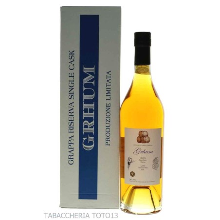 Grhum Silver Seal grappa aged in Demerara rum cask Vol. 40% Cl.70 - Spirits - Marcs
