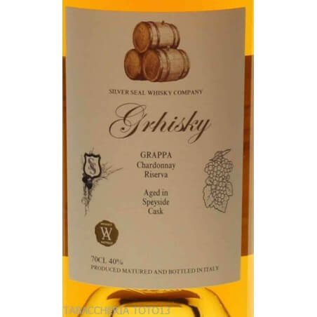 Grhisky Silver Seal grappa aged in Speyside whiskey cask Vol. 40% Cl.70 Silver Seal Whisky Company Grappe