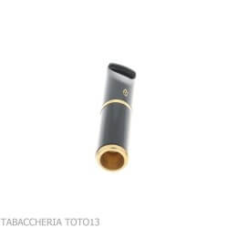 Cigar mouthpiece with 9mm black balsa filter by Savinelli