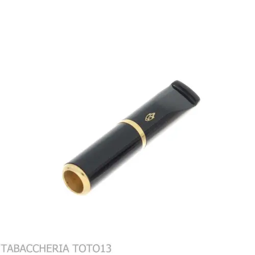 Bocchino per sigaro con filtro in balsa 9mm nero by Savinelli - Accessori Per Sigari Toscano