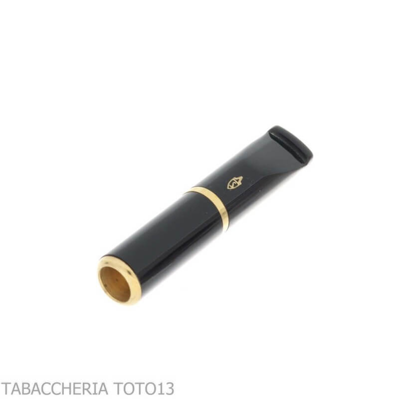 Boquilla para puros con filtro de balsa negra de 9 mm de Savinelli Savinelli Boquilla para fumar el cigarro toscano