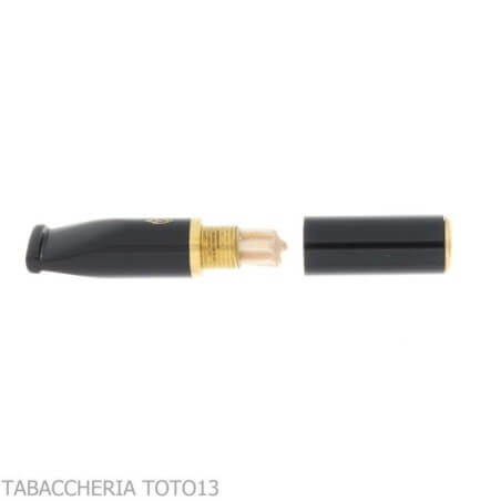Embouchure de cigare avec filtre en balsa noir de 9 mm par Savinelli Savinelli Porte-parole pour fumer le cigare Toscano