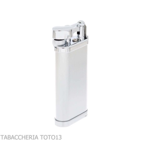 Briquet Im Corona old boy chrome satiné par Savinelli - Briquets - Métal