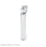Accendino per pipa Im Corona old boy cromo satinato by Savinelli - Accendini