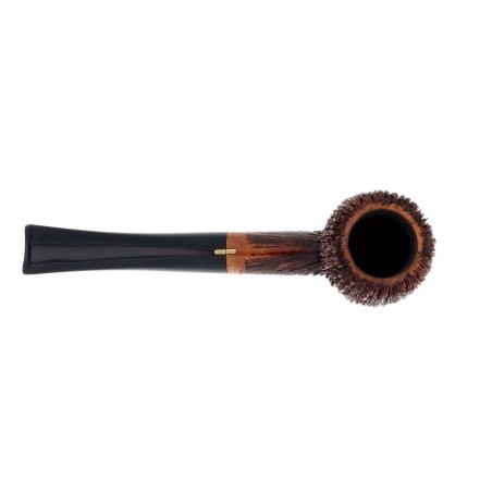 Pipe de billard cylindrique droite Amorelli avec finition stylo San Michele - Pipe Pour le Tabac - Racine naturelle