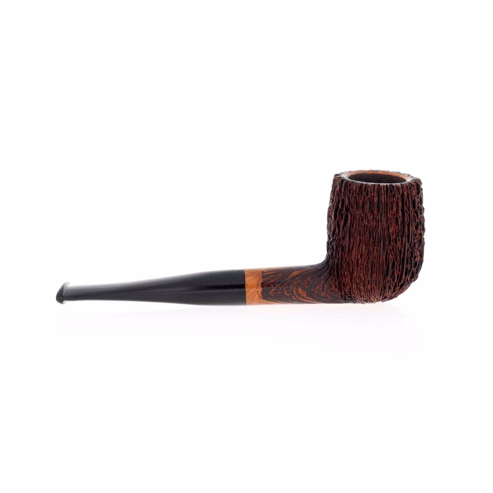 Pipe de billard cylindrique droite Amorelli avec finition stylo San Michele - Pipe Pour le Tabac - Racine naturelle