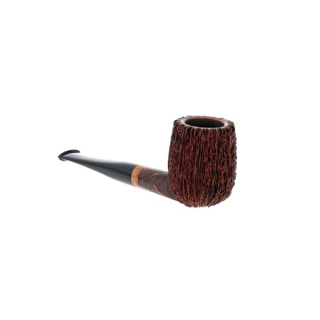 Pipe de billard cylindrique droite Amorelli avec finition stylo San Michele - Pipe Pour le Tabac - Racine naturelle