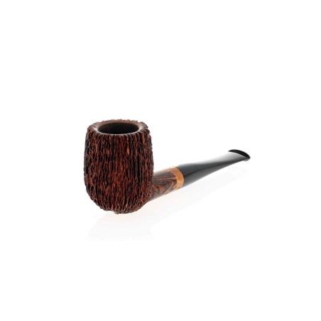 Pipe de billard cylindrique droite Amorelli avec finition stylo San Michele - Pipe Pour le Tabac - Racine naturelle