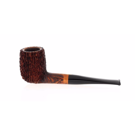 Pipe de billard cylindrique droite Amorelli avec finition stylo San Michele - Pipe Pour le Tabac - Racine naturelle