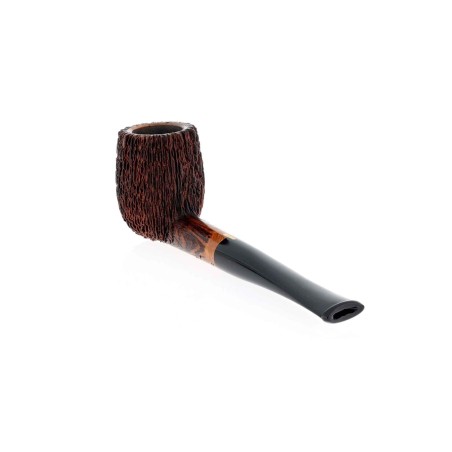 Pipe de billard cylindrique droite Amorelli avec finition stylo San Michele - Pipe Pour le Tabac - Racine naturelle