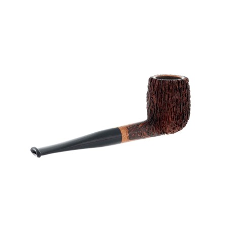 Pipe de billard cylindrique droite Amorelli avec finition stylo San Michele - Pipe Pour le Tabac - Racine naturelle