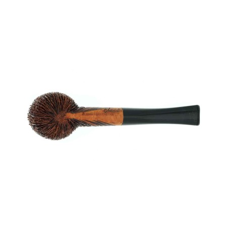 Pipe de billard cylindrique droite Amorelli avec finition stylo San Michele - Pipe Pour le Tabac - Racine naturelle