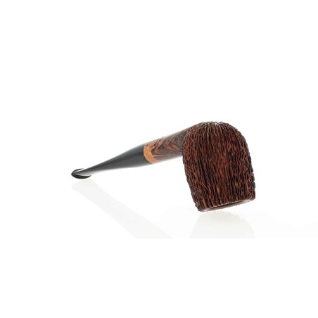 Pipe de billard cylindrique droite Amorelli avec finition stylo San Michele - Pipe Pour le Tabac - Racine naturelle