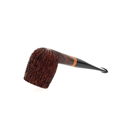 Pipe de billard cylindrique droite Amorelli avec finition stylo San Michele - Pipe Pour le Tabac - Racine naturelle