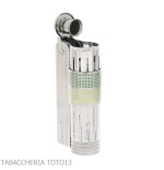 Imco Super Triplex two tone yellow and green chromed petrol lighter - Lighters - Metal